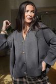 Balmoral Cardigan Charcoal